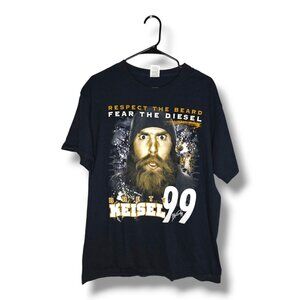Pittsburgh Steelers Brett Keisel #99 T Shirt Men's Size Large Respect the Beard